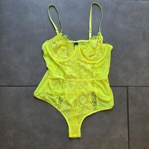 NWT Forever 21 Just Sexy Lingerie Underwire Bodysuit